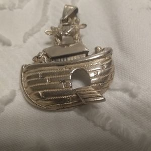 C925 Noah's Ark sterling silver charm